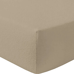 Home Collection Drap housse, bonnet 30cm 100% flanelle de coton 160 gr