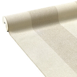 Papier peint intissé Florentine Rayure - Ivoire