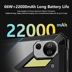 Avis Tablette durcie FOSSIBOT DT2 10,4 pouces, batterie 22 000 mAh, stockage 256 Go, bleu/gris