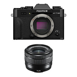 FUJIFILM X-T30 III NOIR + Objectif 15-45mm f/3.5-5.6 OIS