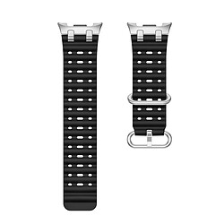 INF Bracelet en silicone respirant style océan avec boucle argentée compatible avec Samsung Ga