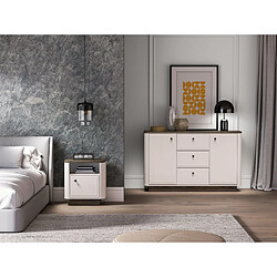 Avis SELSEY - Table de chevet VILAVIO - 50 cm - Grege
