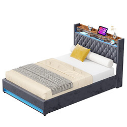 WISHDOR Lit Double 140x190 Cm
