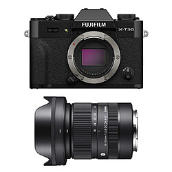 FUJIFILM X-T30 III NOIR + Objectif SIGMA 18-50 f/2.8 DC DN Contemporary