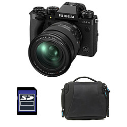 FUJIFILM X-T5 NOIR + 16-80mm + Sac + Carte SD 8 Go
