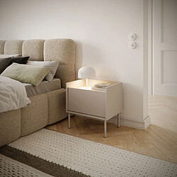 Avis SELSEY - Table de chevet 1 portes TOVI - 48,2 cm - Grege