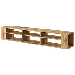 SELSEY - Meuble TV WALL - 175 cm - Imitation chêne