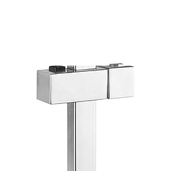 Avizar Barre de Douche Universelle Robuste avec Hauteur et Angle Réglables Gris pas cher