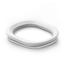 Rhinoshield Protection Caméra pour iPhone 16e Contour Objectif Anti-rayures Blanc