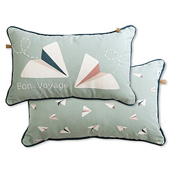 Avis Housse De Rêve Coussin 30x50 cm Coton Petits Papiers
