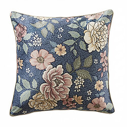 Housse De Rêve Coussin carré déhoussable 50x50 cm Velours de Coton Justine
