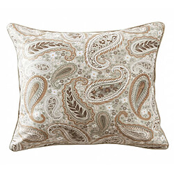 Housse De Rêve Coussin rectangulaire déhoussable 40x60 cm Velours de Coton Valentine
