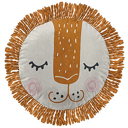 Housse De Rêve Coussin 40x40 cm Coton Charlie avec franges macramé