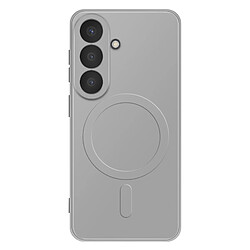 Avizar Coque pour Galaxy S26 Compatible avec Charge Qi2 / MagSafe / PixelSnap Gris clair