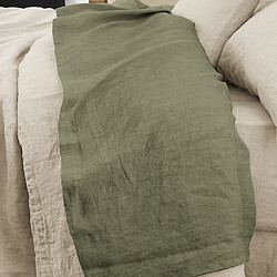 Housse De Rêve Drap plat 240x300 cm Lin Français Thym 