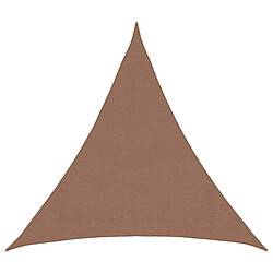 vidaXL Voile d'ombre Taupe 2 x 2 x 2 m HDPE