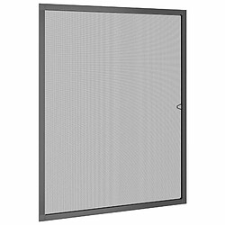 vidaXL Écran anti-insectes pour fenêtres Anthracite 110 x 130 cm