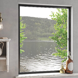 vidaXL Écran anti-insectes pour fenêtres Anthracite 110 x 130 cm