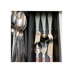 BEABA Set de 3 couverts d'apprentissage en inox - Vert de gris pas cher