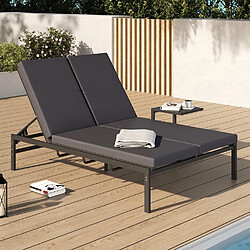 Idmarket Lit bain de soleil double
