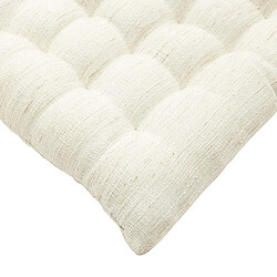 Acheter Douceur D'Interieur Galette de Chaise Effet Lin Tissé Nando 38x38cm Naturel