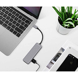 Acheter AKASHI Hub USB-C 4 en 1 - Gris