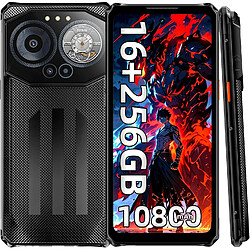 Smartphone robuste IIIF150 B3C, 256 Go de ROM, écran 6,6 pouces, noir/gris