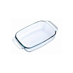 Pyrex Plat Four Rectangulaire Verre 30 x 20 cm avec poignées