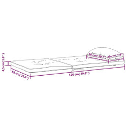 vidaXL Coussins de chaise adirondack lot de 2 rose tissu oxford pas cher