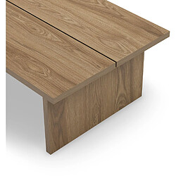 Avis Marckeric Loana - Table basse rectangulaire - Chêne naturel