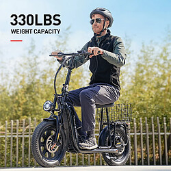 Trottinette Électrique iScooter F7 1000W 48V 45km/h Autonomie 72km 16 Pouces Tout-Terrain pas cher