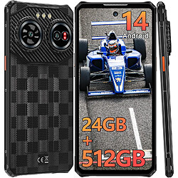 Smartphone robuste IIIF150 Air3 débloqué - 512 Go, jaune/noir