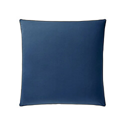 A Demain Lot de 2 taies d'oreiller unie en satin de coton, BLEU FLANDRES
