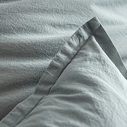 Avis A demain Drap housse en Percale de coton - 90 x 190 cm - Vert d'eau