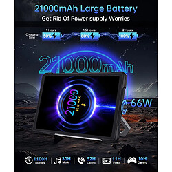 Avis Tablette Tank Pad E 8849 Android 14, batterie 21 000 mAh, 512 Go de ROM, noire