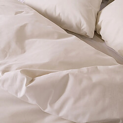 Avis A demain Drap housse en Coton Biologique - 180 x 200 cm - Beige clair