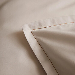 Avis A demain Taie d'oreiller en Percale de coton - 64 x 64 cm - Blanc