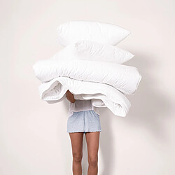 A Demain Pack couette + oreillers carrés en coton biologique, DOUX pas cher