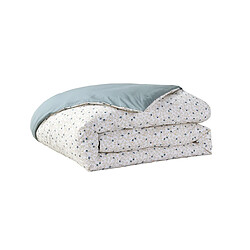 A Demain Housse de couette imprimée en percale de coton, FLEURS DE LIN