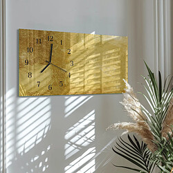 Avis Tulup Horloge murale en verre trempé - Noir