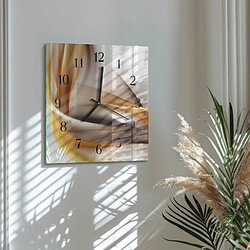 Avis Tulup Horloge murale Abstraction - Noir