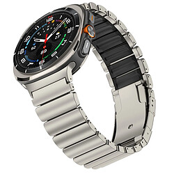 INF Bracelet compatible avec Samsung Watch 8 — Acier titane renforcé DLC et caoutchouc, boucle pas cher