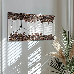 Avis Tulup Horloge murale verre trempé - Noir