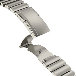Avis INF Bracelet compatible avec Samsung Watch 8 — Acier titane renforcé DLC et caoutchouc, boucle