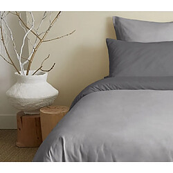 Acheter Coton Pur Pack complet 6 pièces Gris/Anthracite réversible housse de couette pour lit 180 x 200 cm "K