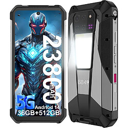 8849 Tank 3 Pro Smartphone robuste 2024, 23 800 mAh, 36 Go ou 512 Go, noir