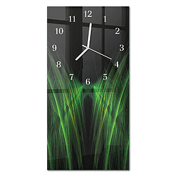 Tulup Pendule Murale Carrée - 30x60 cm - Loin - Aiguilles blanches