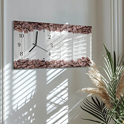 Avis Tulup Horloge murale verre trempé - Noir