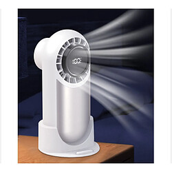 INF Ventilateur rechargeable portable et de bureau — 3600mAh, 3 vitesses, compresse glacée, in pas cher