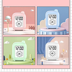 Inf Horloge digitale de table - Vert pas cher